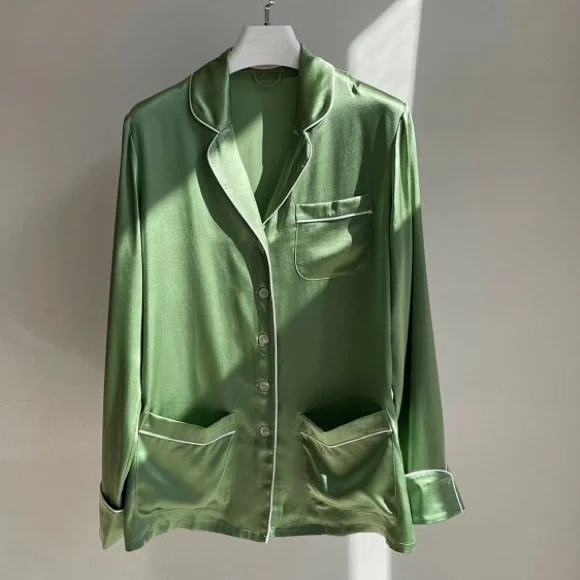 Olivia von Halle 100% silk pajamas set - Picture 4 of 15